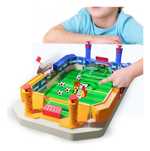 Juego De Fútbol De Mesa, Mini Juego De Futbolín 6 Bolas