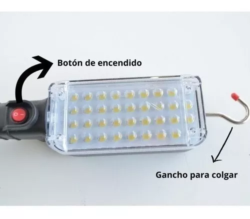 Luz Portátil Guardalampara Con Cable 5 Mts Lampara Led 12w