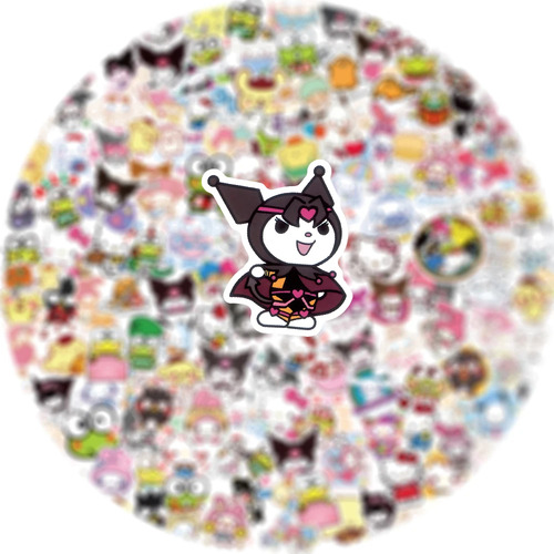 Kuromi Hello Kitty Melody Stickers Calcomanias Estampas 50p