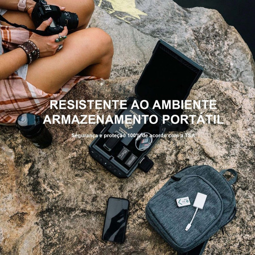 Combo-cofre Vaultek Lifepod 2 C/ Biometria Com Mochila Ombro Cor Lifepod Bio Preto Trekpak Bege