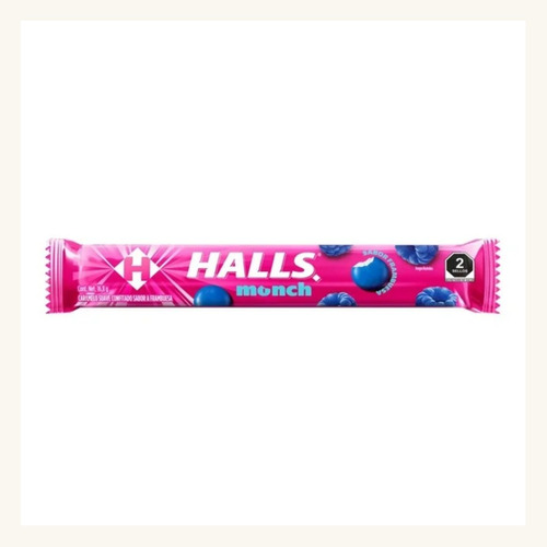 Caramelos Halls Monch Frambuesa 16.8g