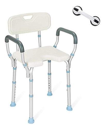 Oasisspace Silla De Ducha De Servicio Pesado Con Respaldo Y 