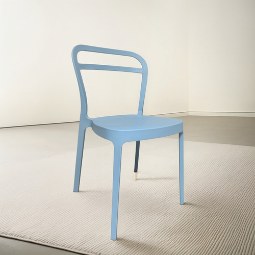 Silla De Comedor Plástico Para Exteriores Diseño - Tracy X 2 Estructura de la silla Celeste