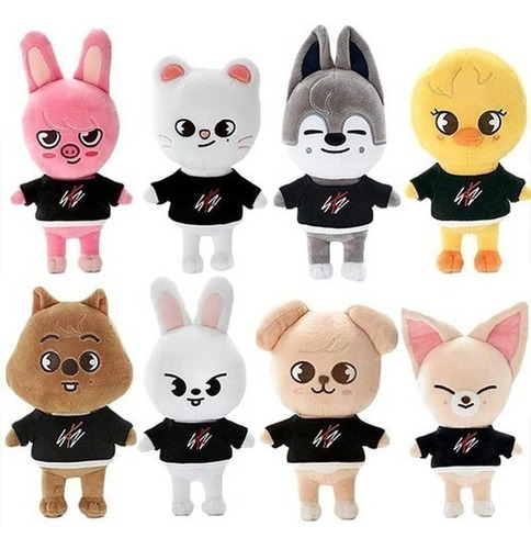 Niños Callejeros Skzoo Stray Kids 8 Piezas Muñeco De Peluche