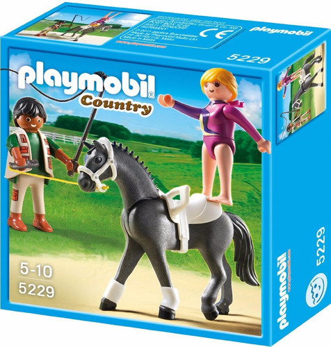 Playmobil Country 5229 Caballo Con Atleta Y Entrenador