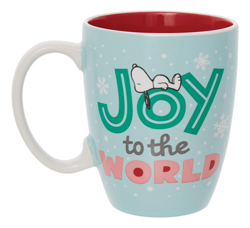 Departamento 56 Peanuts Snoopy Joy To The World Taza De Café