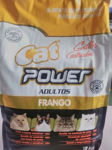 Alimento Cat Power Super Premium Gatos Castrados adulto