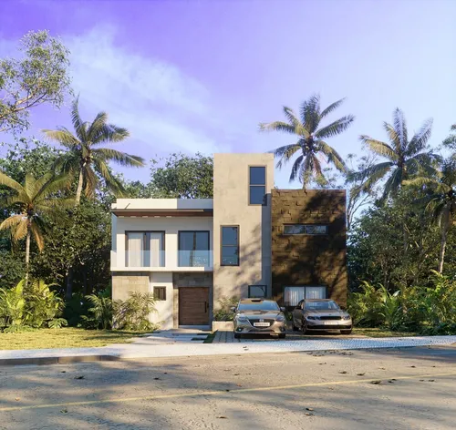 Casa En Venta En Tulum Quintana Roo Bahia Principe (m2c265)
