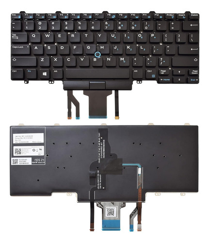 Reemplazo De Teclado Retroiluminado Compatible Con Dell E...
