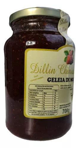 Geléia Dillin Chimia Caseira 700gr - Escolha o Sabor - Geleia