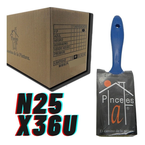Imagen 6 de 10 de Pincel N 30 Linea Profesional - Alto Poder Cubritivo. X24u.