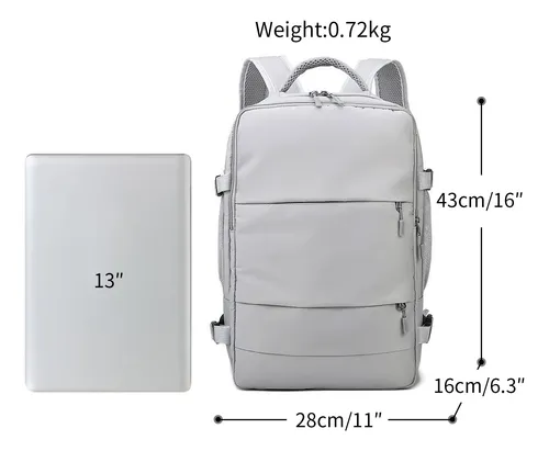 Mochila Antirrobo De Ordenador Portátil Para Hombre Bolso De Viaje Negocios  USB