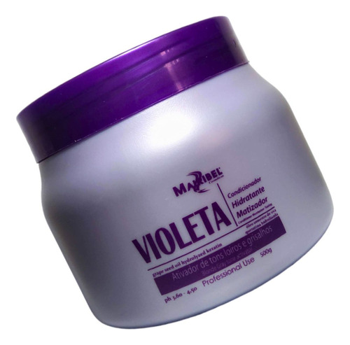  Condicionador Matizador Ativador Tons Violeta 500g Mairibel