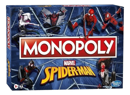 Juegos De Mesa Monopoly Spider Man Marvel Original Hasbro