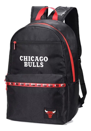 Mochila Globalstores Nba Negra Chicago Bulls 2083