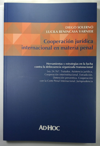 Cooperación Jurídica Internacional En Materia Penal - Solern