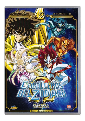 Los Caballeros Del Zodiaco Omega Segundo Volumen 2 Dos Dvd