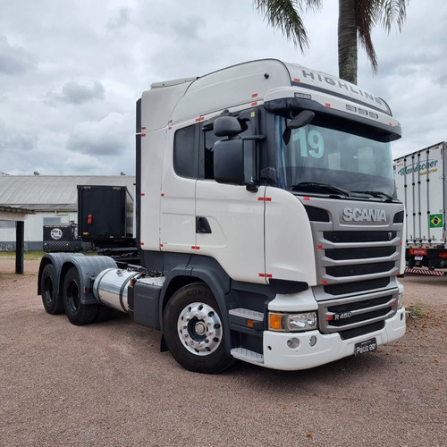 Imagem 3 de 15 de Caminhão Scania R450 Highline Cavalo 6x4 Traçado 2019 R 450