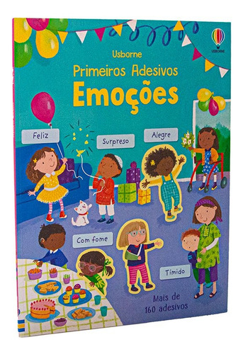 Emoções: Primeiros Adesivos, De Holly Bathie Bathie. Editora Usborne, Capa Mole Em Português