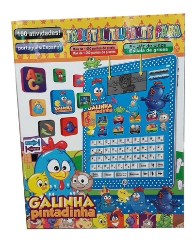 Tablet Infantil Educativo Galinha Pintadinha Em Português