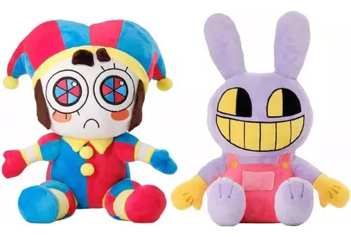 Juego De 2 Juguetes De Peluche Digital Circus 2023, Grandes