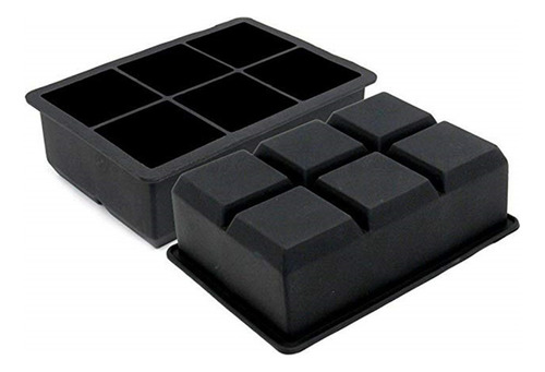 Bandejas Para Cubitos De Hielo Con Tapa, Apilables De Silico