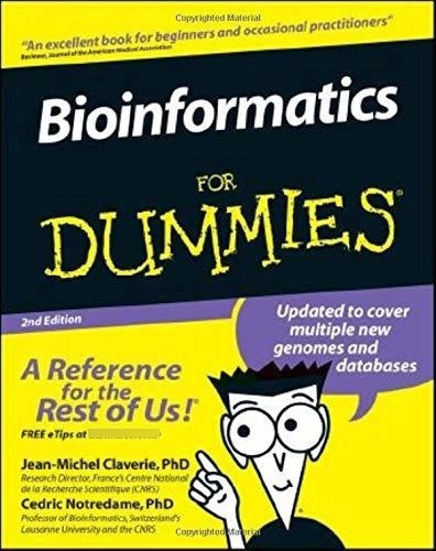 Libro Bioinformatics For Dummies Nuevo