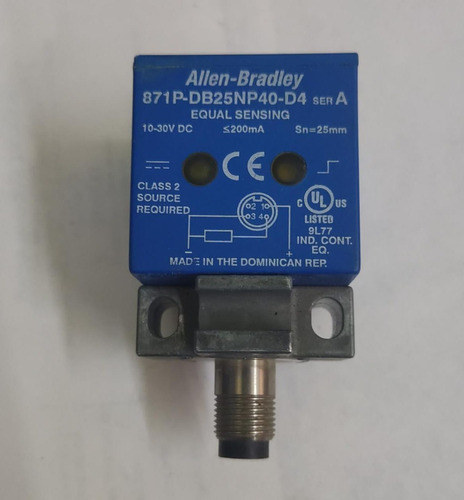 Allen-bradley 871p-db25np40-d4 Sensor De Proximidad Inductiv