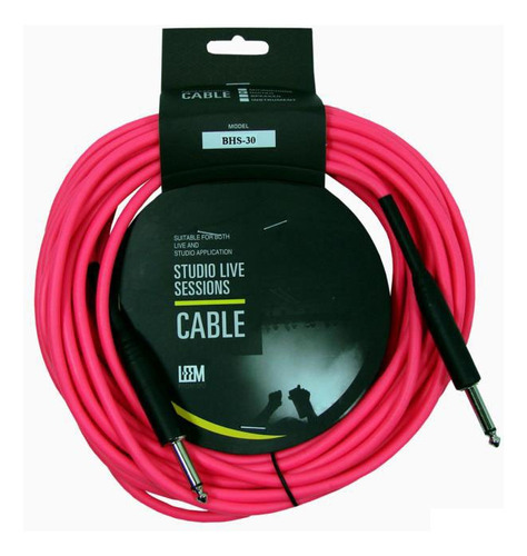 Cable Guitarra O Bajo  Leem Studio Live Session 9 Mts