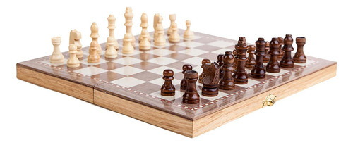 Juego De Mesa De Viaje Juguetes De Ajedrez De Madera Juego