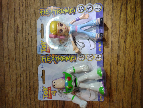 Toy Story Buzz Lightyear Y Bo Peep Flextreme (Usado)