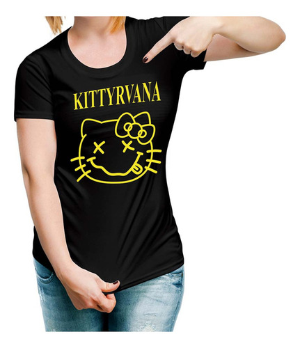 Playera Kittyrvana Hello Kitty Merch