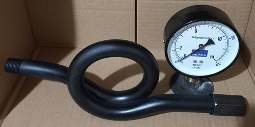 Manómetro Diámetro 100 Mm 7 Kg/cm² R 1/2 Y Sifón Condensador