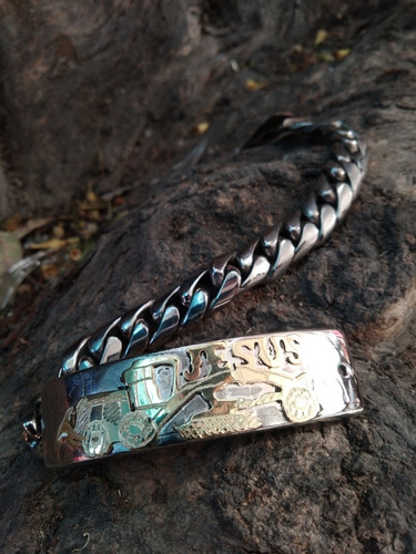 3 Esclavas Personalizadas De Acero Inoxidable