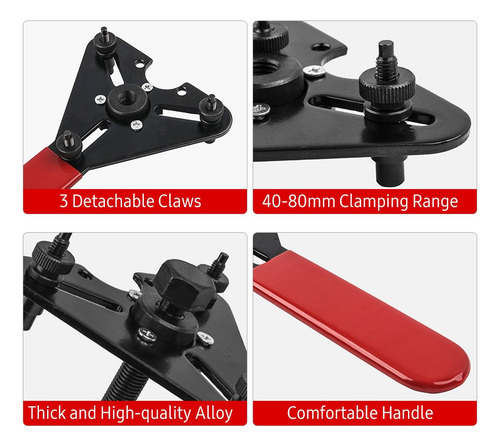 8 Pcs Car Air Compressor Clutch Remover Installer Dual-use