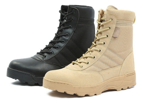 Botas Tácticas De Entrenamiento Militar Swat De Corte Alto