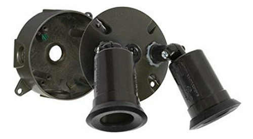Foco Exterior Hubbell Lt233z Bell, Bronce.