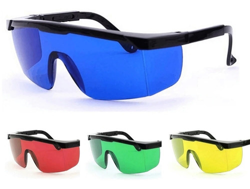 Imagen 4 de 7 de 2 Lentes Rojos Y Verde De Proteccion Laser 190-540nm Real