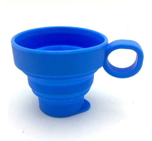 Taza Telescópica Con Asa - Taza De Silicona - Camping  