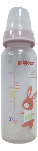 Biberon Flexible Pigeon  240ml /8 Oz Color Rosa Conejo