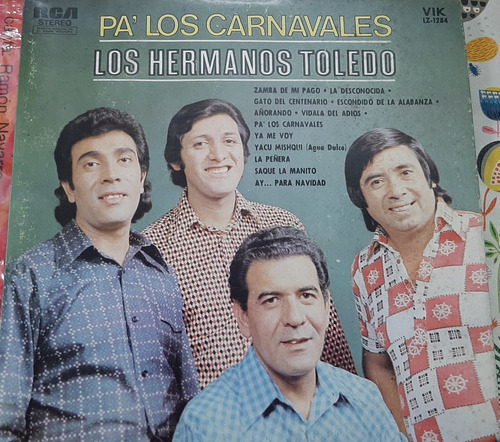 Vinilo Los Hermanos Toledo Pa Los Carnavales