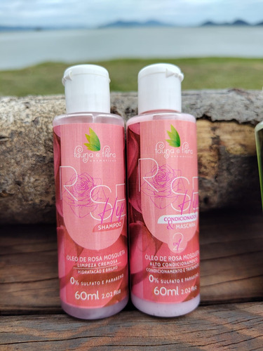 Kit Shampoo E Condicionador, Máscara, Rose Hip 60ml