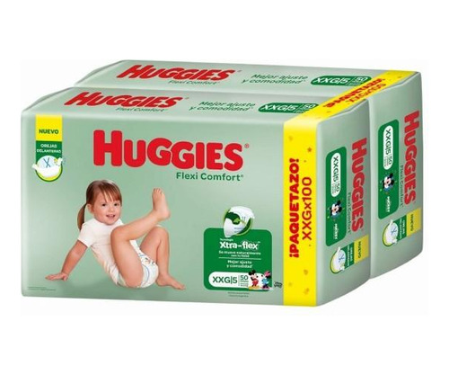 Huggies Flexi Comfort Pack Ahorro Xxg 100