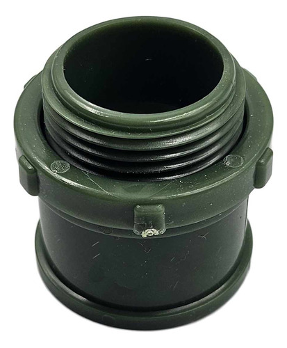 5 Pzs Conector Con Rosca Conduit Pvc Pesado Verde 2 PuLG