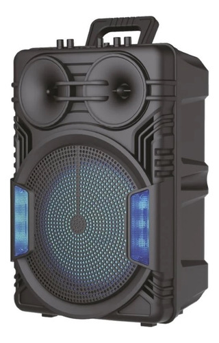 Parlante Portátil Aek S-11208 12'' Karaoke Bt Micro Luces