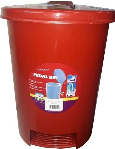 Papelera Pedal Bin Alfa Hogar. Colores Surtidos