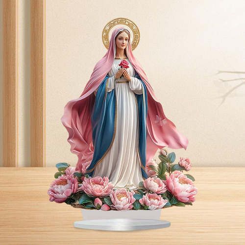 Adorno Acrílico 2d Con Base, Accesorios Decorativos Dama