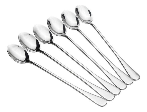 20 Pcs Cucharas Para Mezclar Café De Acero Inoxidable