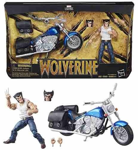 Figura de acción  Wolverine With Motorcycle E1377 de Hasbro Legends Series