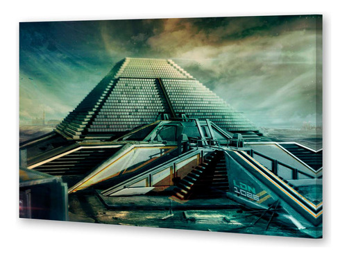 Cuadro 30x45cm Piramide Cibernetica Cerebro Digital M3